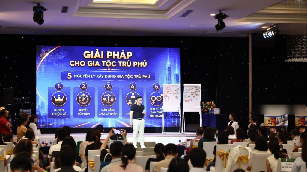Hình minh họa mô thức gia tộc truyền qua nhiều thế hệ